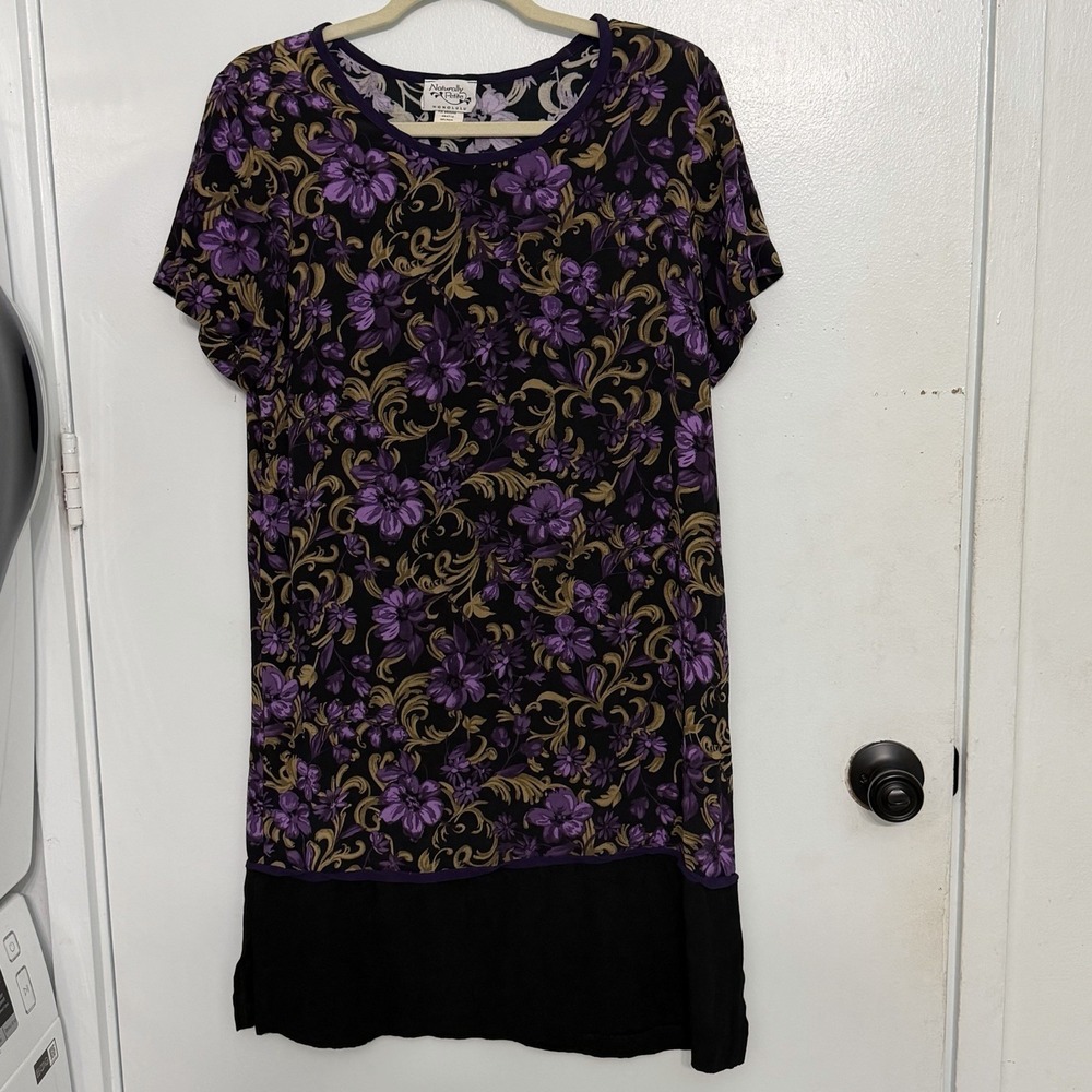 Naturally Petite Vintage Whimsigoth Retro Gothic Garden Floral Size Medium Dress